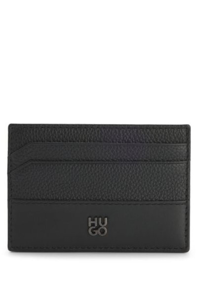 Leather Logo Card Holder Men's Card Holder 50548764 001