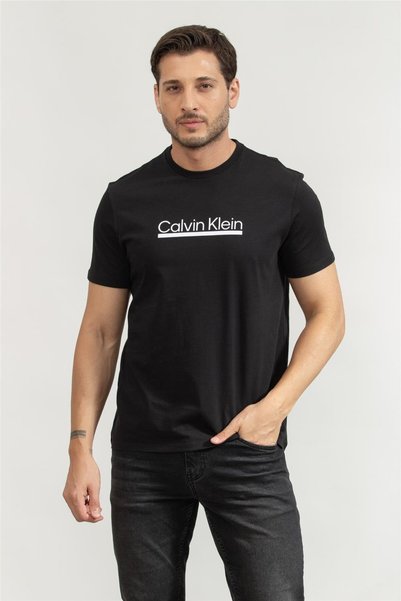 Ss 30S Eu Sp Outline Tape Graphi Men's Black T-Shirt Lv04Rc852G-Ub1