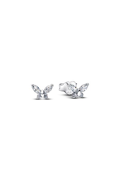 Butterfly stud earrings