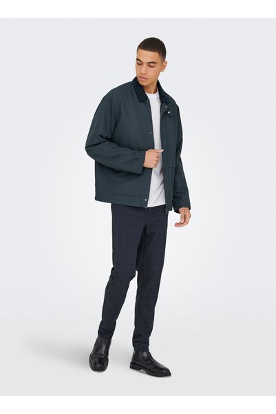 Navy Blue Men's Jacket ONSKOSMO PADDED JACKET OTW VD