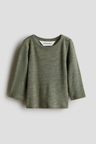 Merino Wool Jersey Top