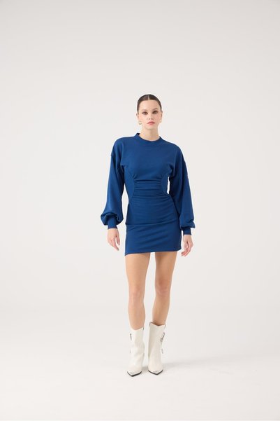 Belden Sitting Mini Nancy Dress Blue
