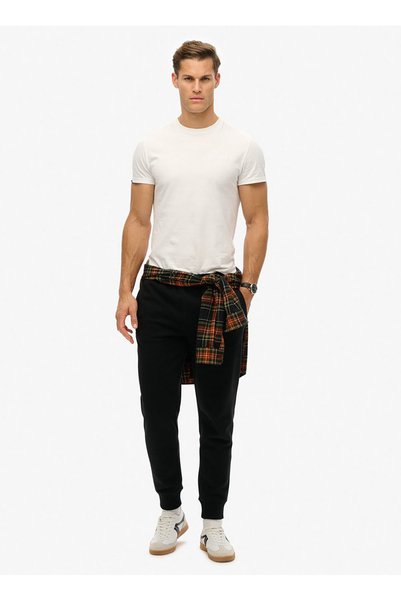 Regular Fit Black Men's Sweatpants M7011323A-02A