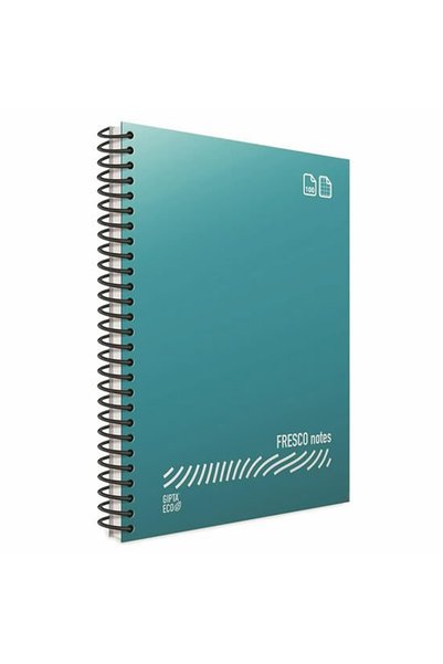 Fresco Spiral Plain Plastic Notebook4 A 96 Sheets Lined (1 pack 12 pieces) 4935