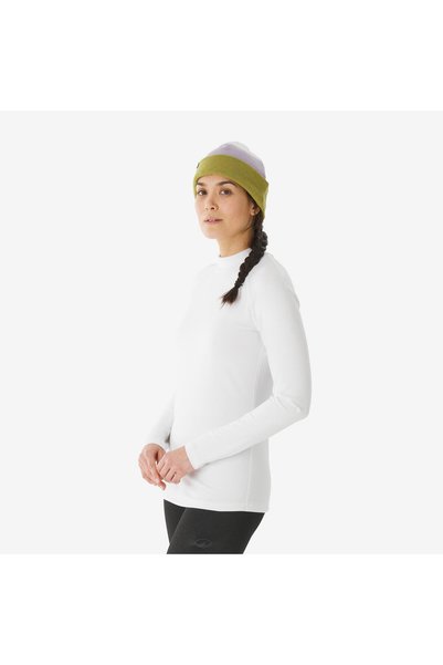 Wedze Women's Thermal Top Ski Underwear - White - Bl 500