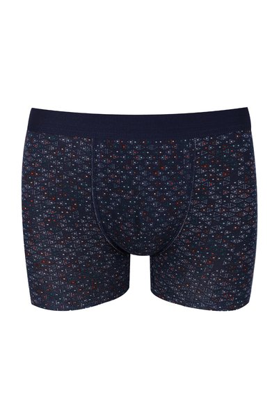 Men's Single Patterned Cotton Boxers