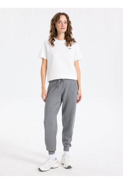 Normal Bel Jogger Gray Melange Women's Trousers J5Wl-Pnt7180