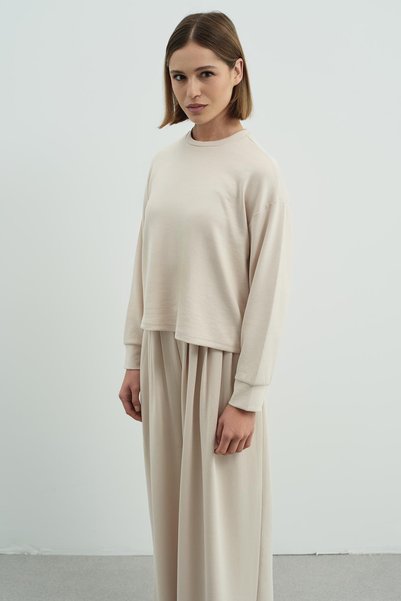 Pure Touch Basic Sweatshirt CC7005 Beige
