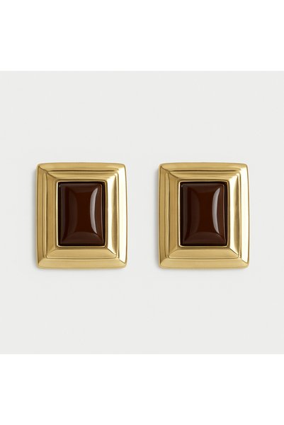 Steel Hira Earrings