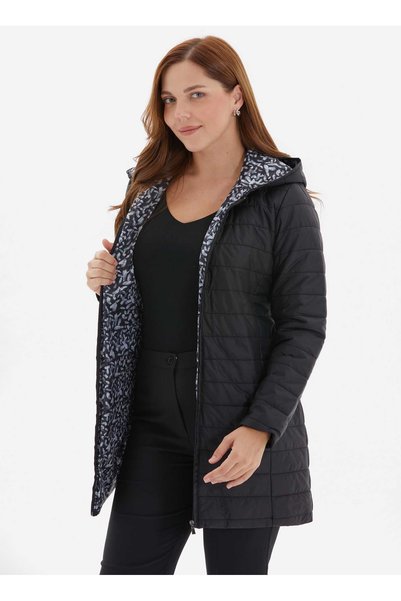 Navy Blue Women's Coat 25Ksl6167
