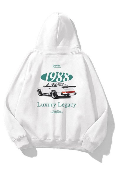 Unisex luxury legacy sweatshirt white