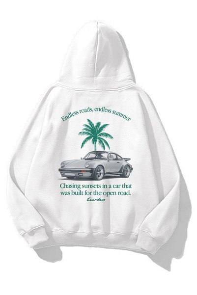 Unisex Endless Roads Turbo Sweatshirt White