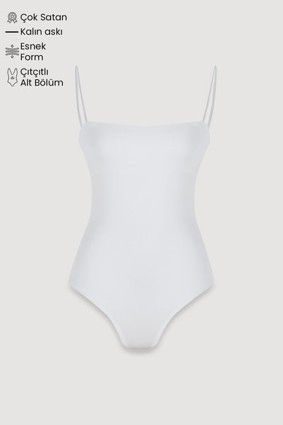 Strappy Bodysuit Ecru
