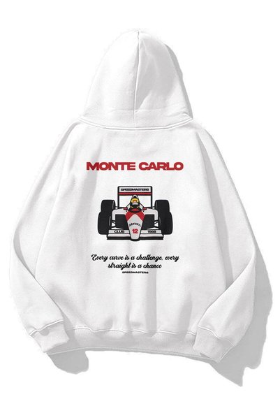 Unisex Monte Carlo Sweatshirt White