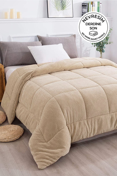 Ultra Soft Double-Sided Wellsoft Plush Quilt Double Size (Blanket/Duvet Cover) 200X220 cm Capp
