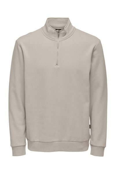 Onsceres Half Zip Sweat Noos Men's Gray Sweatshirt - 22019055