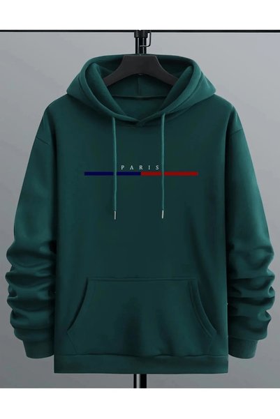 Unisex Paris Printed Oversize Sweatshirt