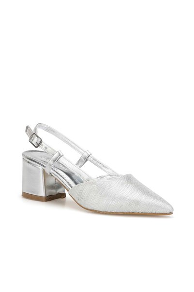 Ds Spillo-425 Silver Women's Daily Classic Heeled Shoes