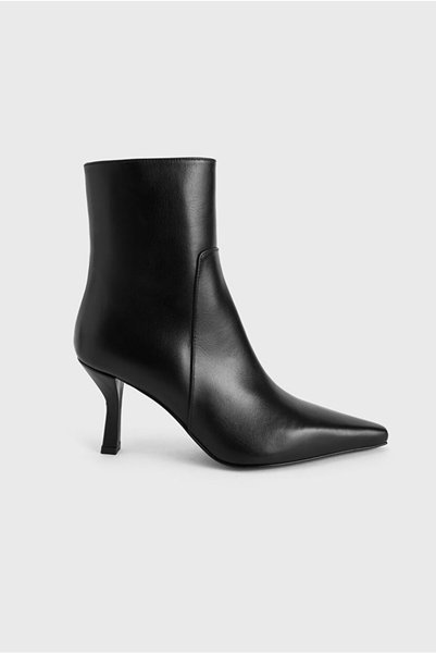 Heeled Pointed Toe Boots