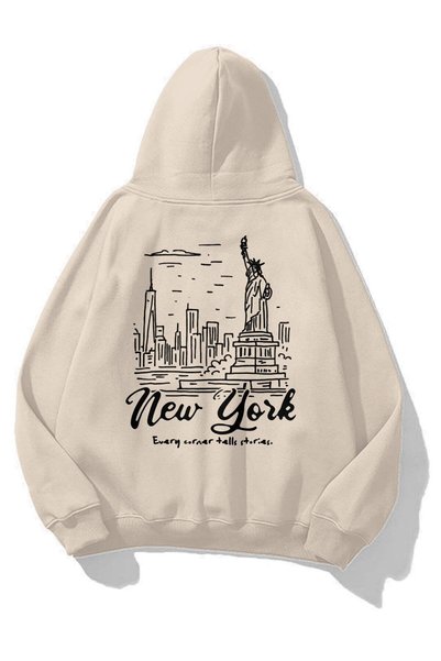 Unisex New York Every Corner Sweatshirt Stone