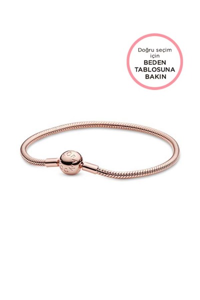 Moments 14K Rose Gold Plated Bracelet