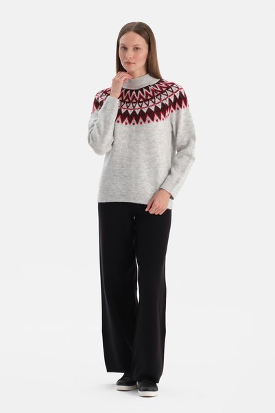 Black Basic Knitwear Trousers