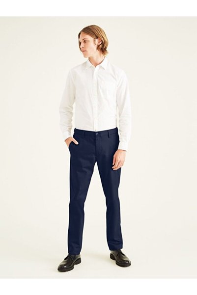 Signature Stain Defender Creased Slim Fit Trousers