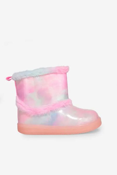 Peli Model Baby Girl and Child Light-Up Boots Fuchsia