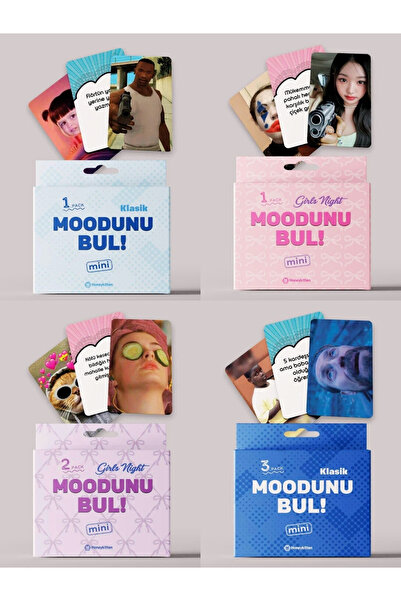 Комплет од 4 игри Find Your Mood, класична, за девојки