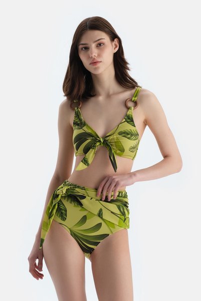 Multicolor High Waist Bikini Bottom