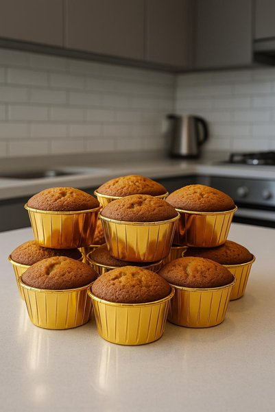 Solid 12 Pieces Muffin Cupcake Cake Capsules