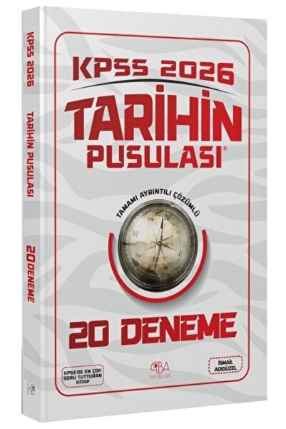 CBA Publications 2026 KPSS Компас за историја 20 пробни тестови со решенија - İsmail Adıgüzel CBA Publications