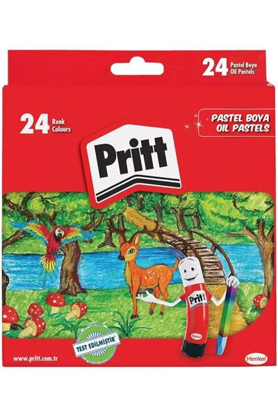24-Piece Crayons - Cardboard Box