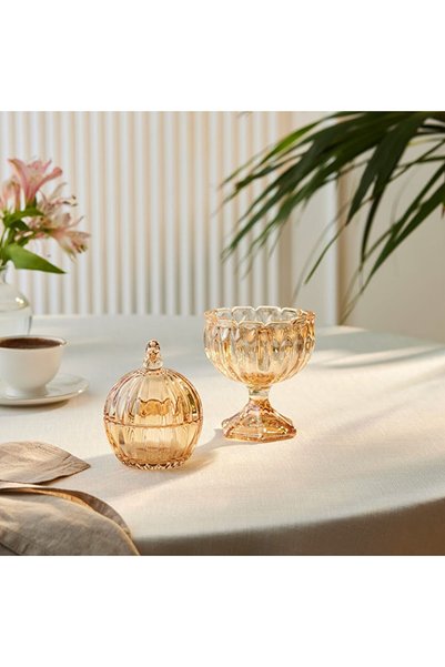 Terry Double Turkish Delight Bowl Set Amber
