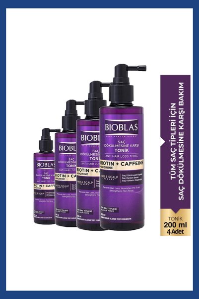 Caffeine Arginine Biotin Anti-Hair Loss Tonic 200 ml 4 Pieces