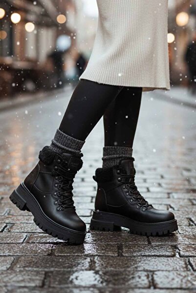 U.S. Polo Assn. женски зимски чизми црни