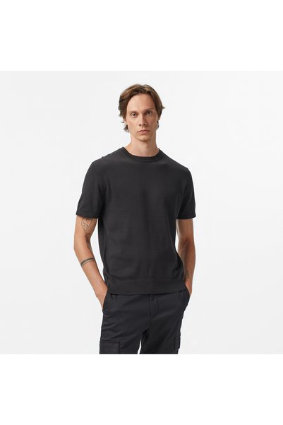 Supima Men's Black Knitwear