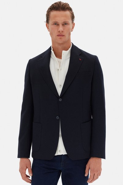 Ds Damat Comfort Fit тегет палто од еднобојна ткаенина