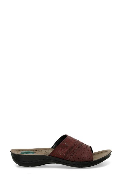 607010.Z4Pr Claret Red Women's House Slippers