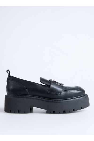 Black Women's Loafer 91D2565VIT550