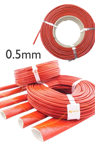 H класа фиберглас макарони (SRGF) 0.5mm 200mt 2500v/250°c