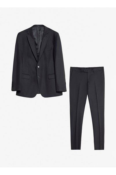 Normal Bel Slim Fit Black Men's Suit 4A3010001061