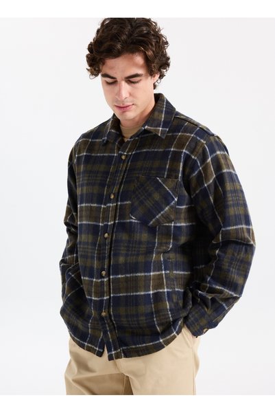 Regular Fit Black - Khaki Men's Jacket 261 Lcm 241014 Bobye Khaki-Black