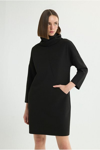 Plunging Neck Dress