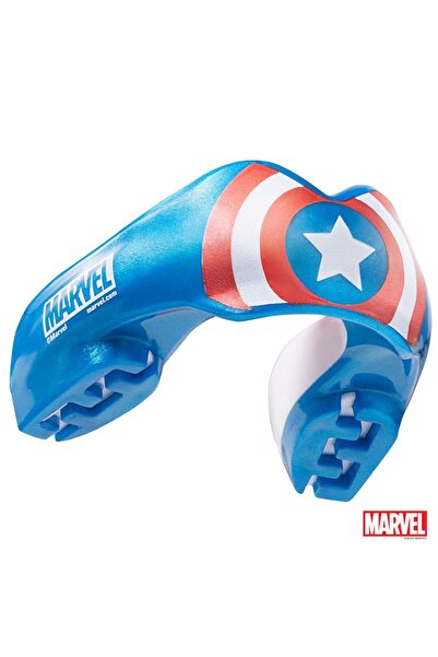 TOP TEN Marvel Ortho Captain America (компатибилен со забни протези) штитник за заби