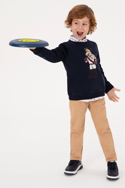 Boys' Navy Blue Sweatshirt 50316472-VR033