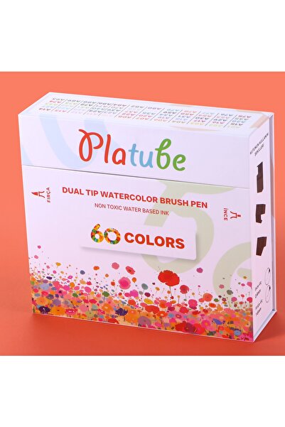Platube сет од 60 двострани маркери за цртање и боење 117822