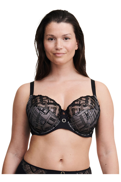 Black Minimizer Bra C21S10