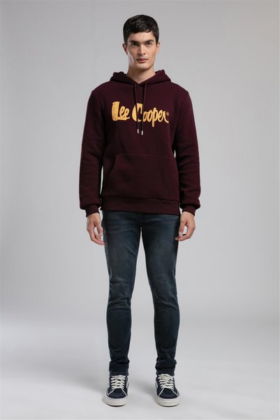 Greg Men's Hooded Sweatshirt Plum