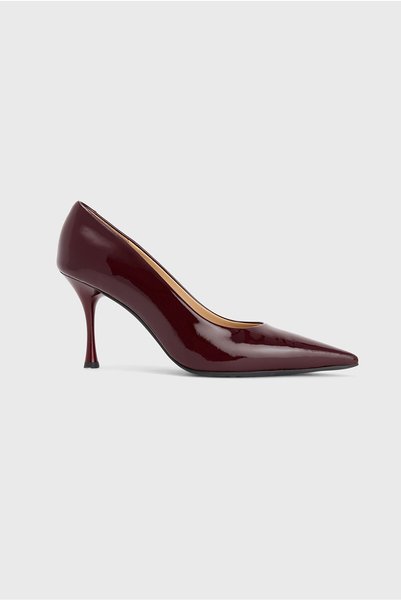 Leather Patent Stiletto Shoes